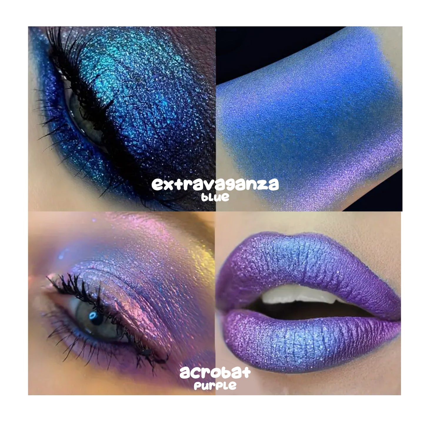 BEAUTY FAIR: 2-piece Glitter Eyeshadow Set
