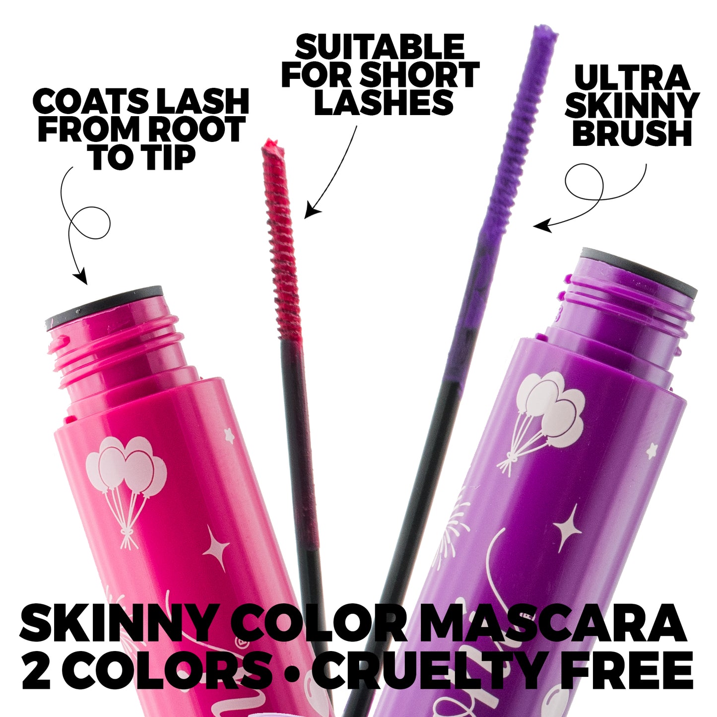 BEAUTY FAIR: 2-piece Color Mascara Set
