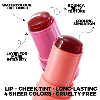 BEAUTY FAIR: 4-piece Jelly Lip Tint Set