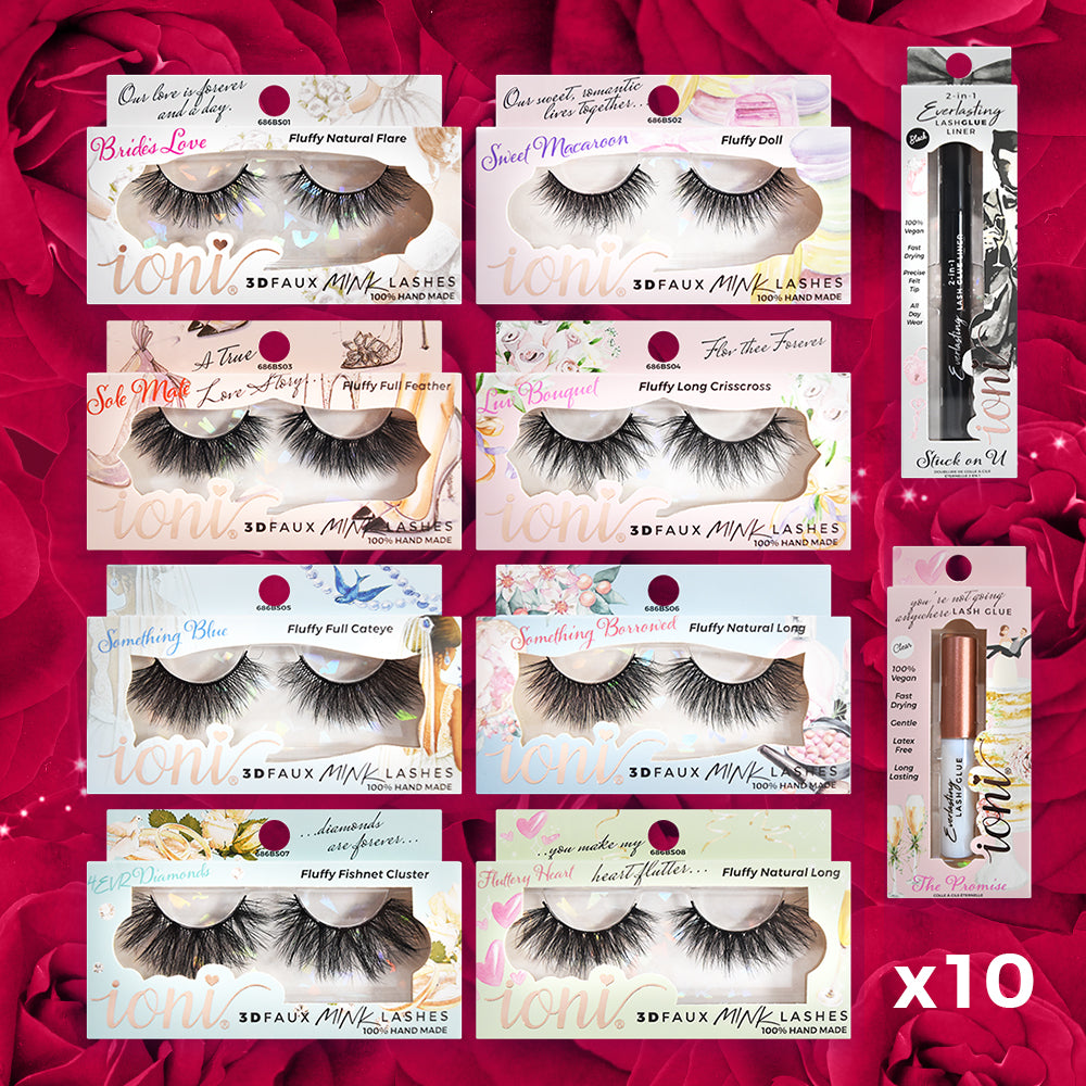 Love Story Full Bar: 100-piece Collection + Lash Bar Display