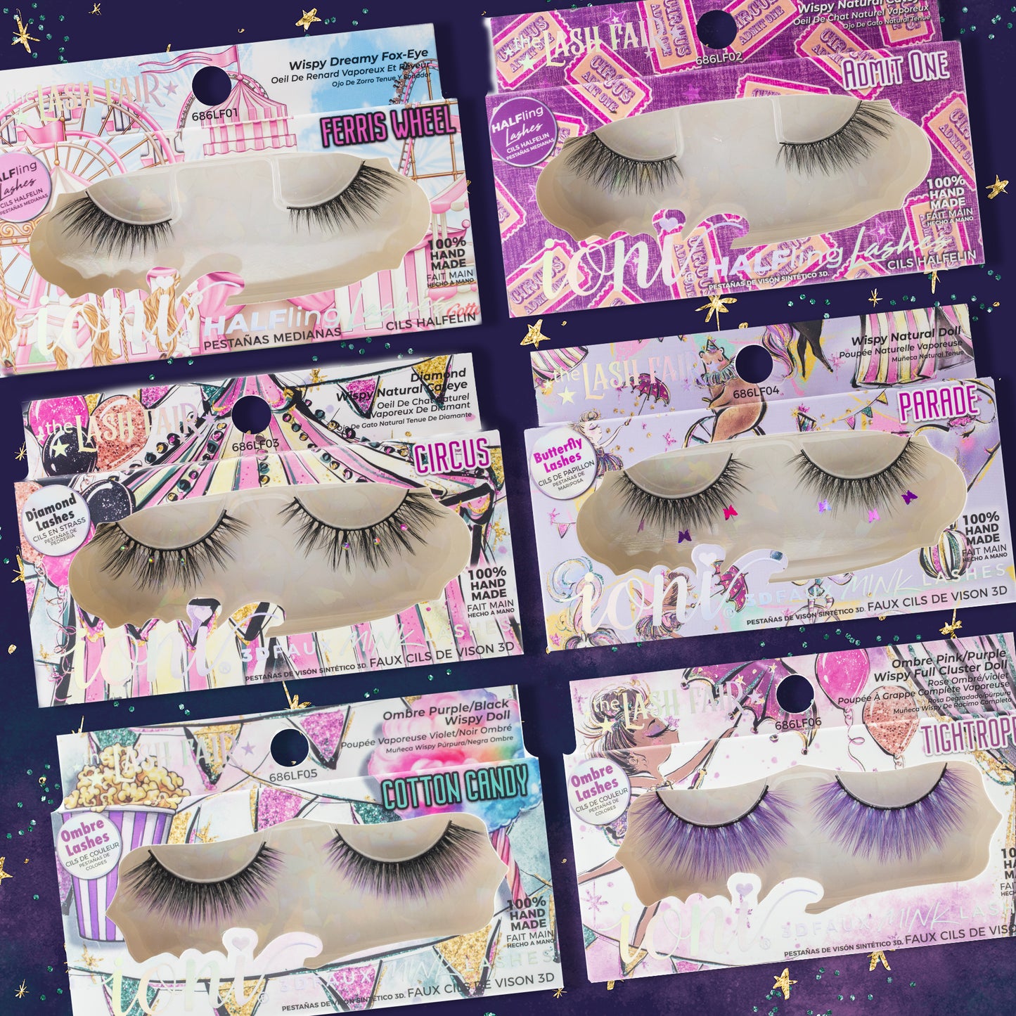 LASH FAIR COLLECTION: 16-pair Lashes (16 Styles)