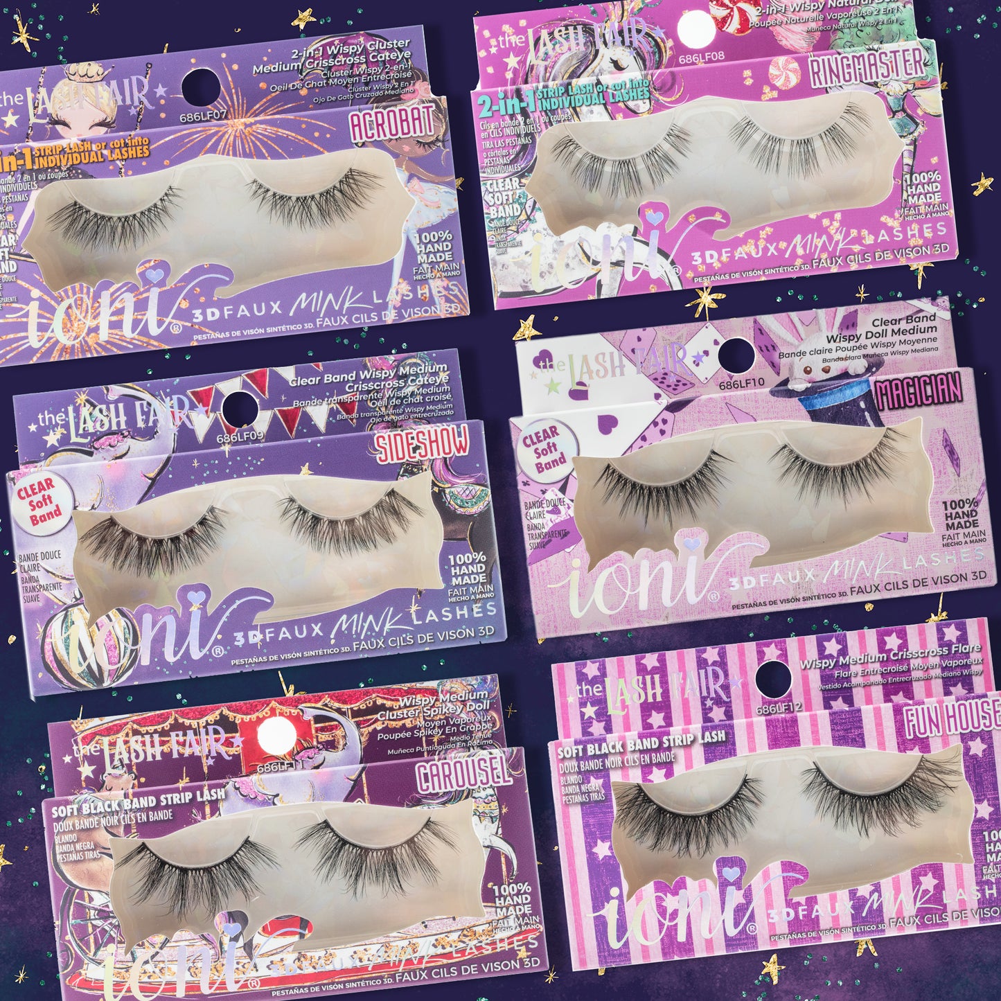LASH FAIR COLLECTION: 16-pair Lashes (16 Styles)