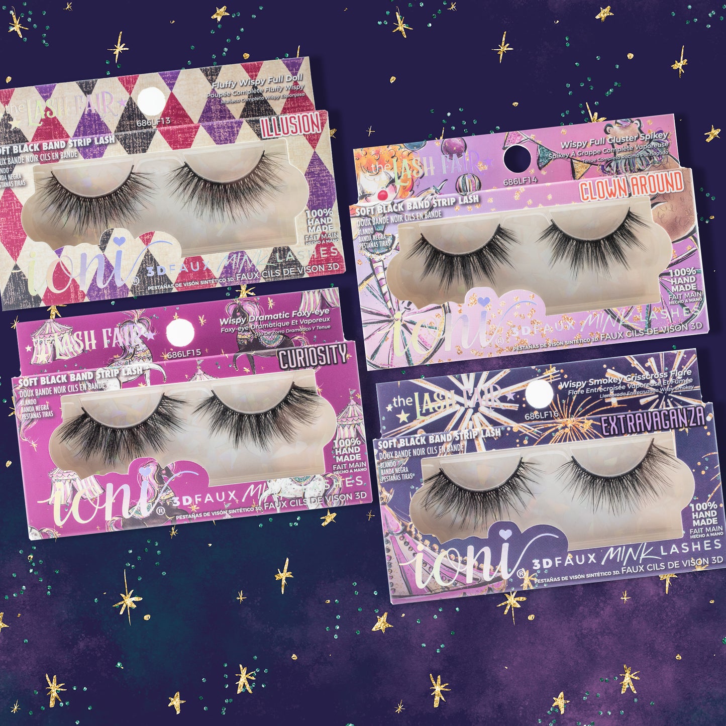 LASH FAIR COLLECTION: 16-pair Lashes (16 Styles)