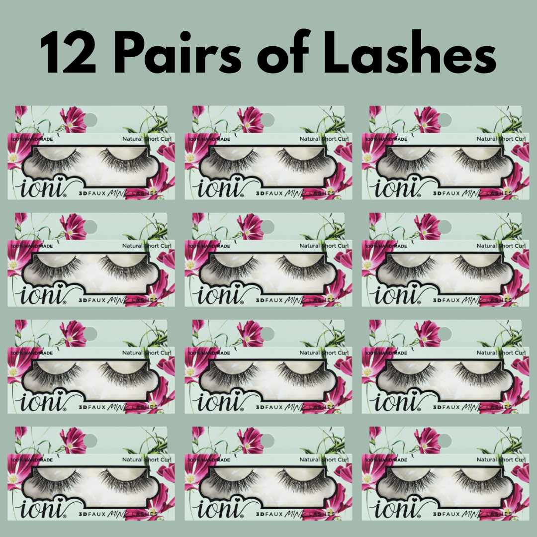 Natural Short Curl (12 Pairs)