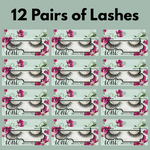 Natural Short Curl (12 Pairs)