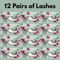 Natural Short Curl (12 Pairs)