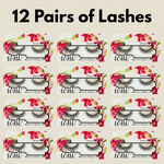 Natural Short Crisscross (12 Pairs)
