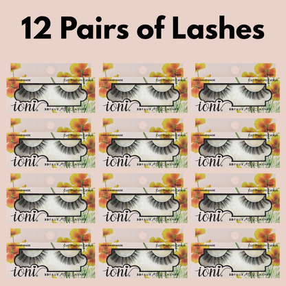 Curl Medium Cateye (12 Pairs)