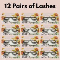 Curl Medium Cateye (12 Pairs)