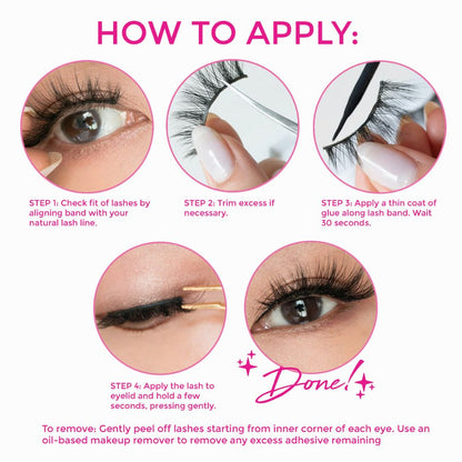 Hybrid Cateye Curl (3 pcs)